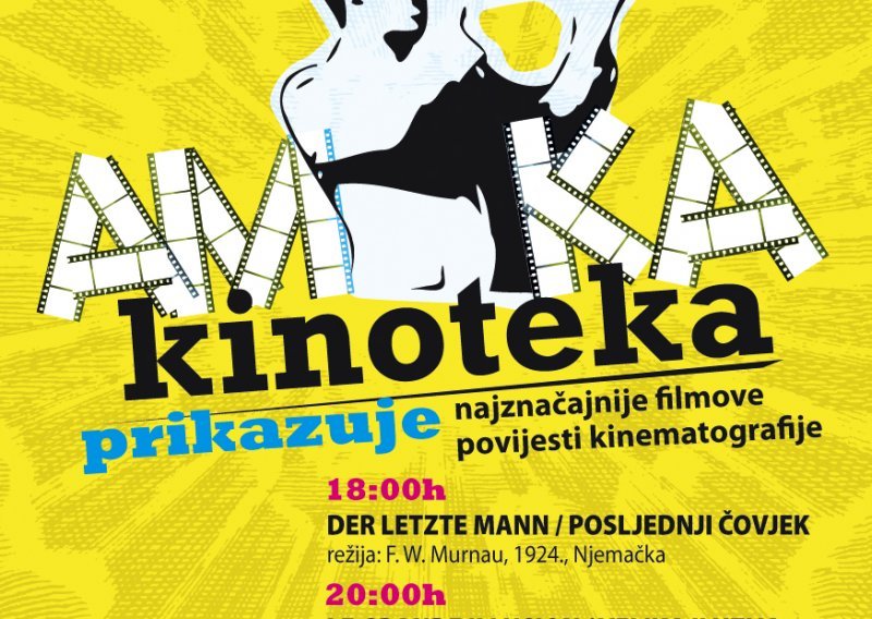 Kinoteka prikazuje najznačajnije filmove povijesti kinematografije