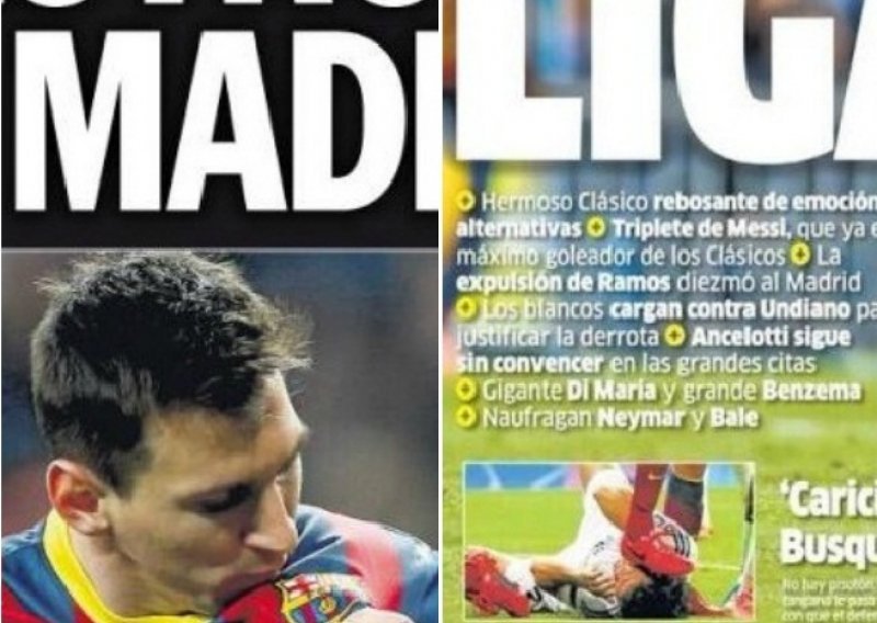 El Clasico u potpunosti podijelio španjolske medije!
