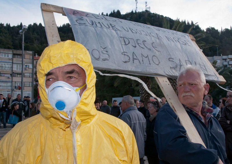 Ploče prosvjeduju protiv termoelektrane