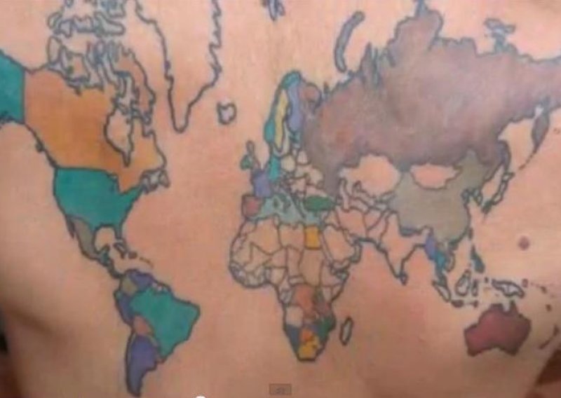 Tetovirao si sve države koje je posjetio