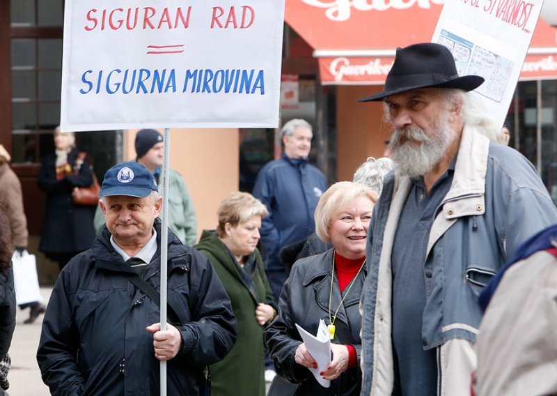 Umirovljenicima je dosta poniženja, prosvjeduju u šest gradova