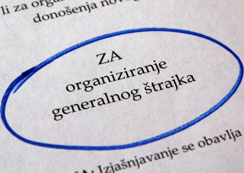 Opći štrajk koštao bi nas više od dvije milijarde kuna