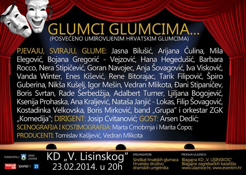 Glumci glumcima - prijava