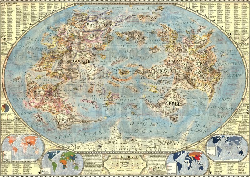 Ovako fenomenalnu kartu interneta još niste vidjeli!