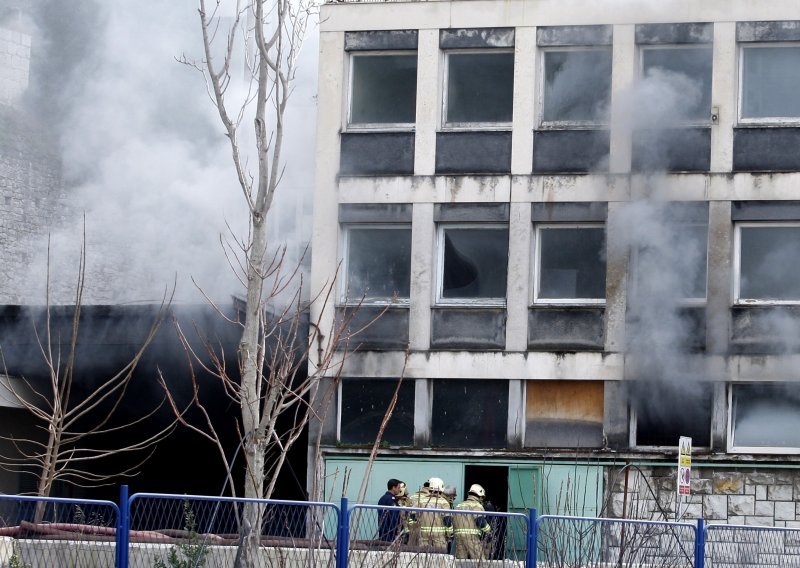 Split: Požar i panika usred grada