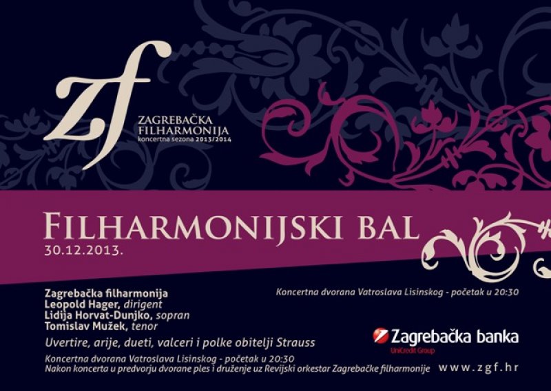 Filharmonijski bal u Lisinskom