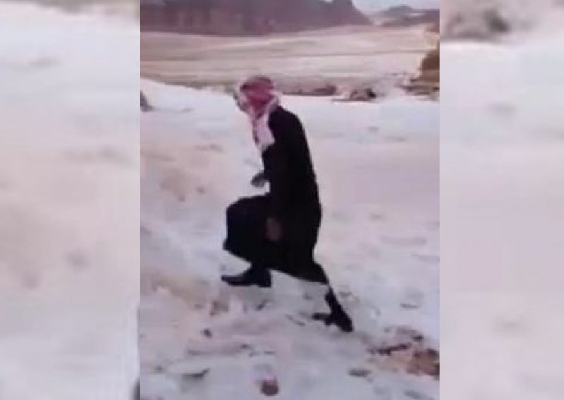 Pogledajte oduševljenog Arapa prvi put na snijegu