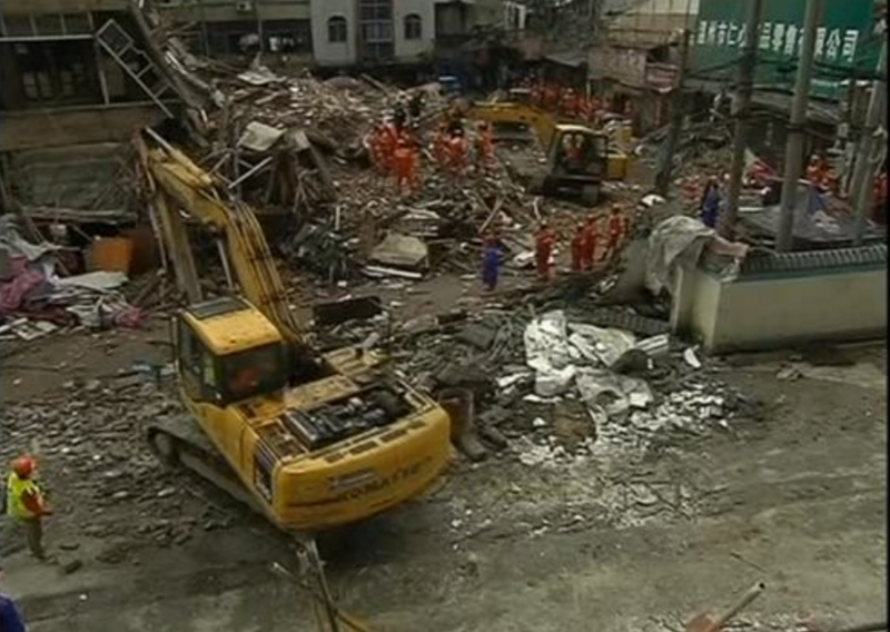 U urušavanju zgrada u Kini najmanje osmero poginulih
