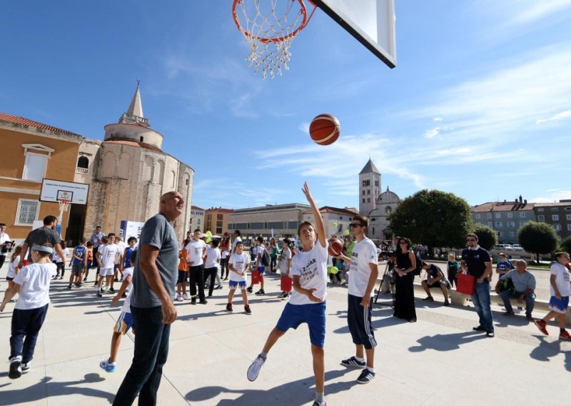 Košarkaške zvijezde oduševile klince u Zadru