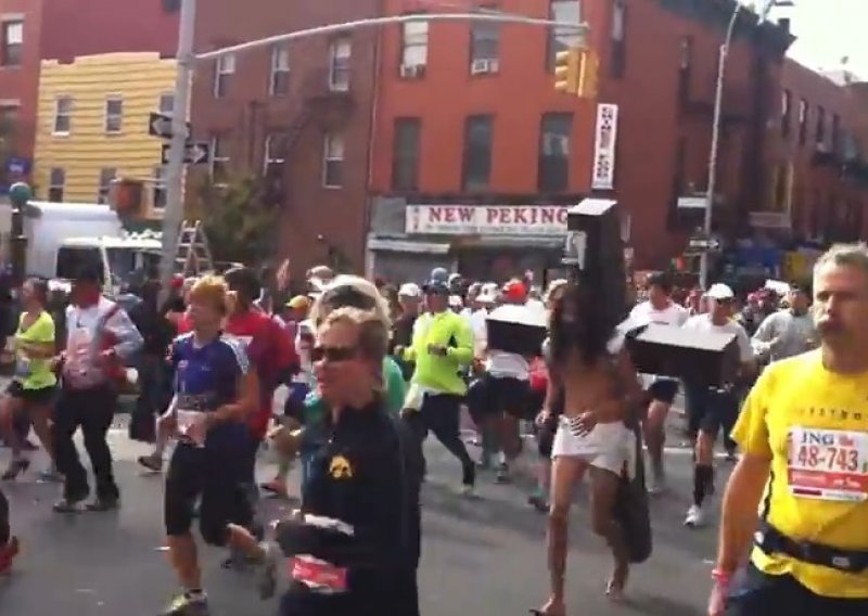 Isus snimljen na Njujorškom maratonu
