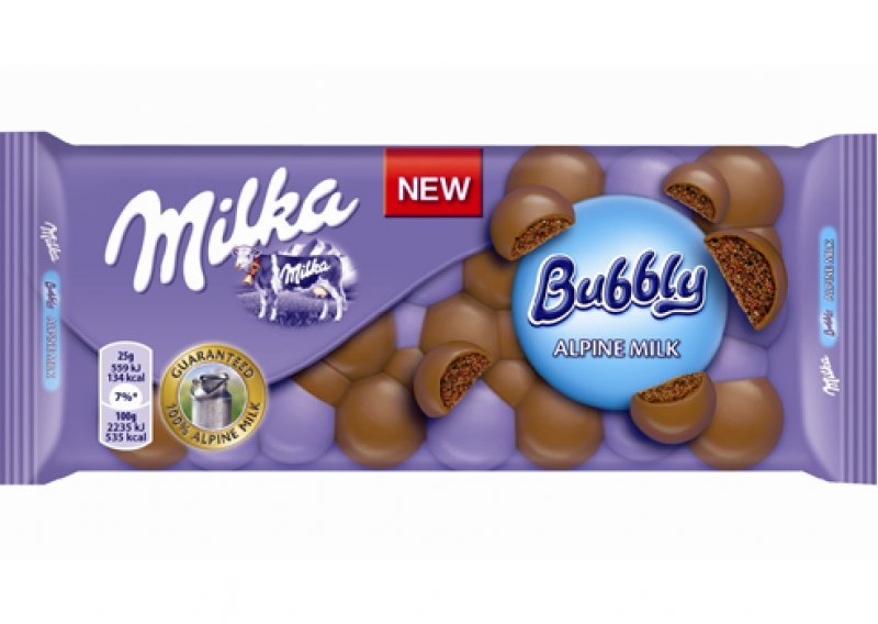 Milka Bubbly – razigrani čokomjehurići