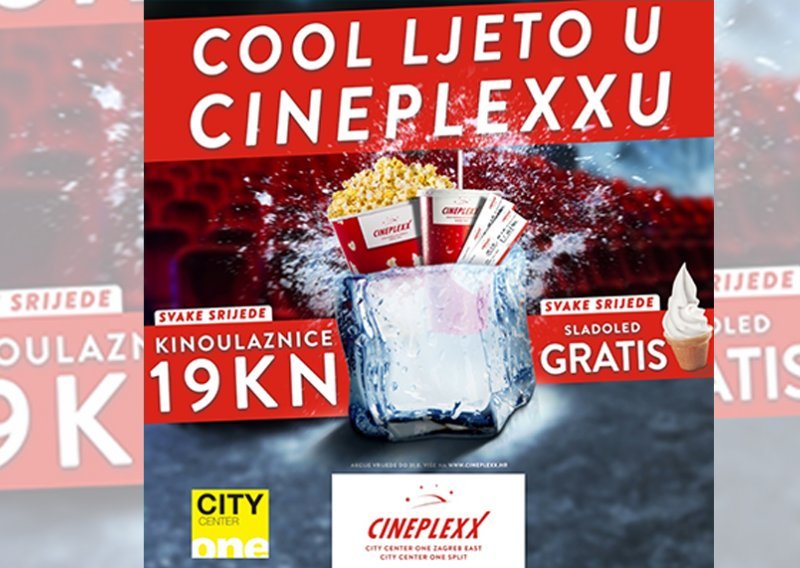 Ljeto u Cineplexxu uz sladoled na dar!