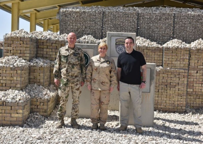 Predsjednica posjetila hrvatske vojnike u Afganistanu