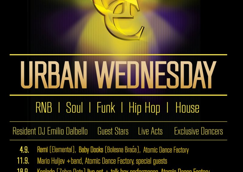 'Urban Wednesday' u Green Gold clubu