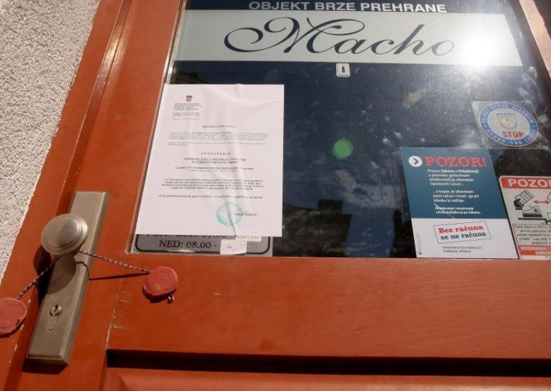 Inspekcija zatvorila povratnicama cafe bar zbog 128 kuna viška