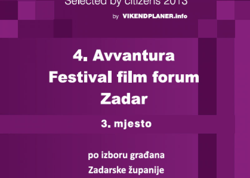 Treće mjesto za najbolje događanje pripalo Avvantura Festivalu