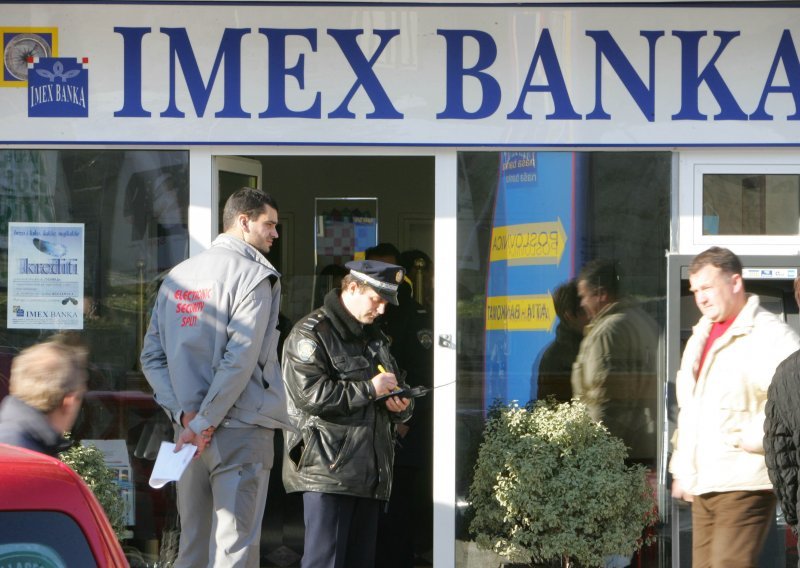 Opljačkana Imex banka u Frankopanskoj