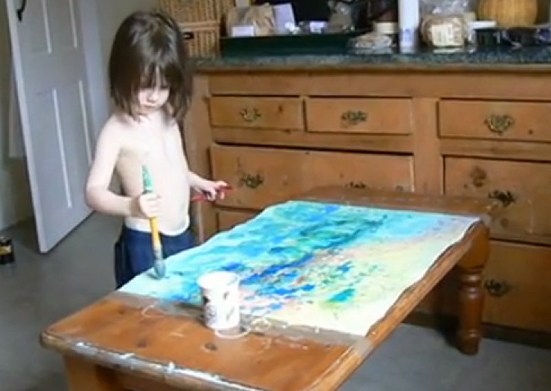 Trogodišnjakinja oboljela od autizma oduševljava slikama
