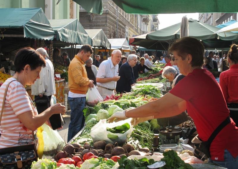 Prodavači na riječkoj tržnici prosvjedovali zbog fiskalizacije