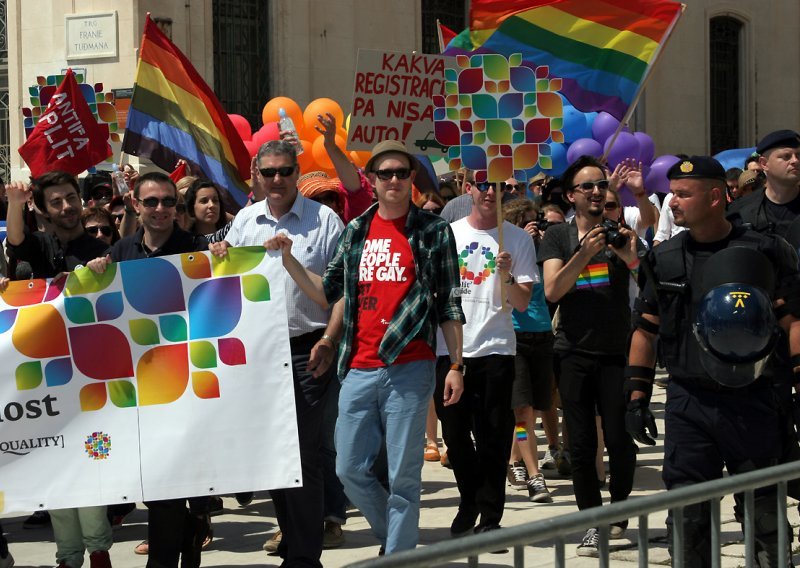 Split's Gay Pride parade passes without incident