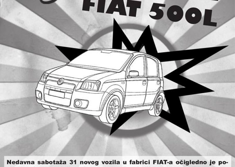 Ogrebi Fiat nije nagradna igra