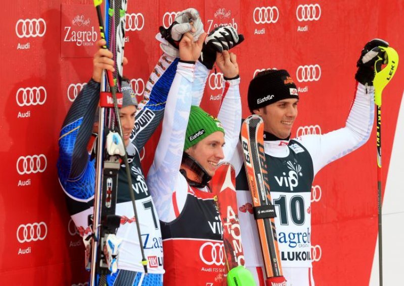 Austrian Hirscher wins World Cup Zagreb men's slalom