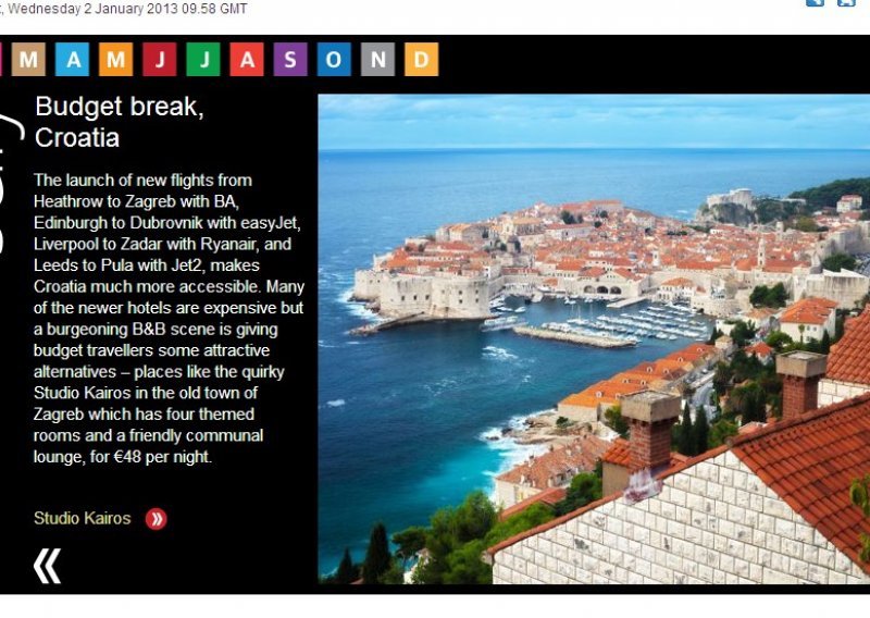 Hrvatska jedna od najpoželjnijih destinacija u 2013.!