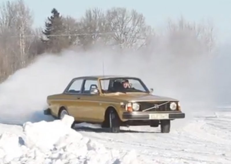 Volvo + BMW M Power + snijeg = ludnica!
