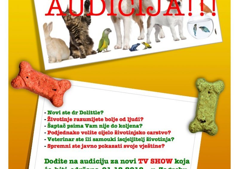 Dođite na audiciju i postanite novi dr. Dolittle