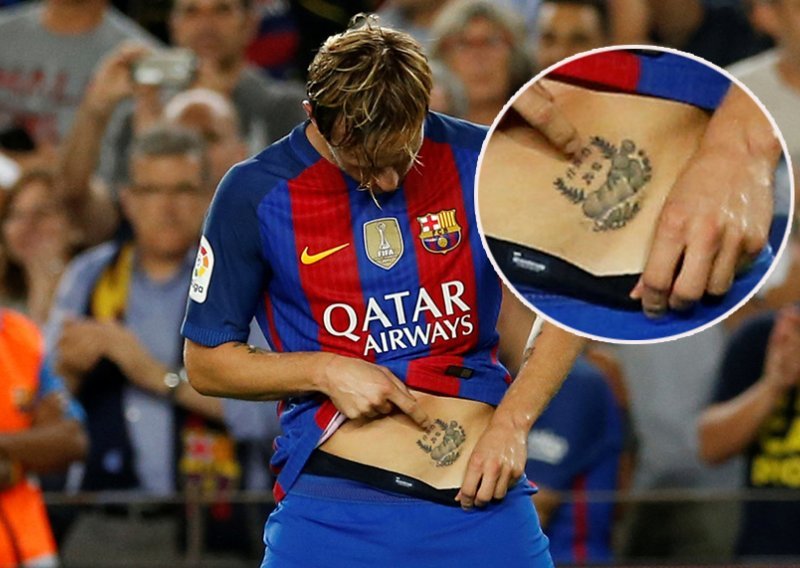 Rakitić pokazao novu tetovažu; evo kome je posvećena