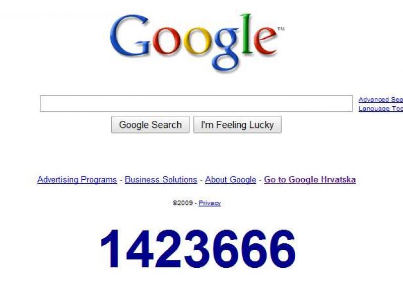 Što odbrojava Google?
