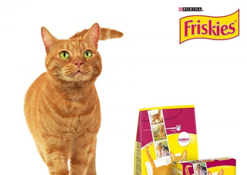 Osvojite Friskies Hairball hranu za mačke