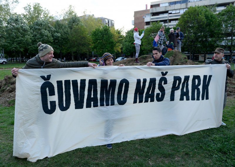 Stanovnici Savice opet u prosvjedu zbog parka