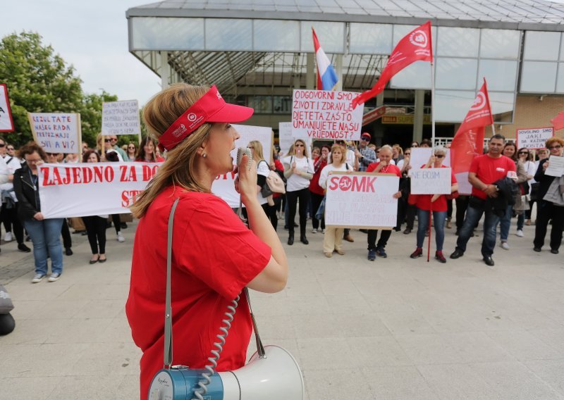 Zbog malih plaća prosvjedovali zaposlenici velikogoričkih vrtića