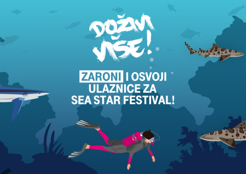 Uz HT doživite osjećaj lebdenja u bestežinskom stanju i osvojite ulaznice za Sea Star Festival!