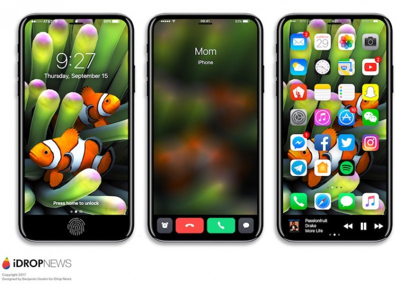 Upravo ovako bi mogao izgledati iPhone 8