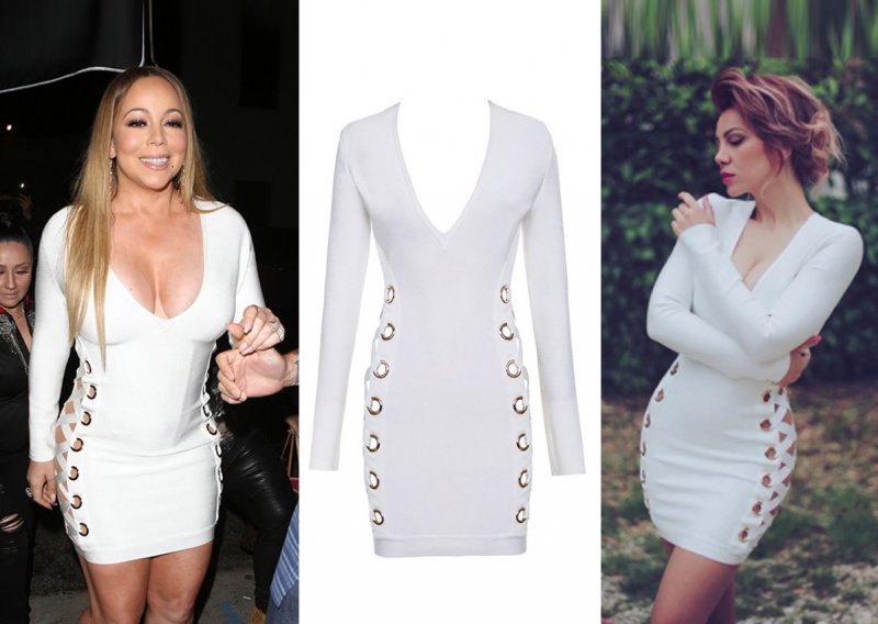 Kojoj bolje stoji: Žanamari Perčić i Mariah Carey u istoj haljini