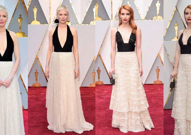Glumice na dodjelu Oscara stigle u sličnoj haljini
