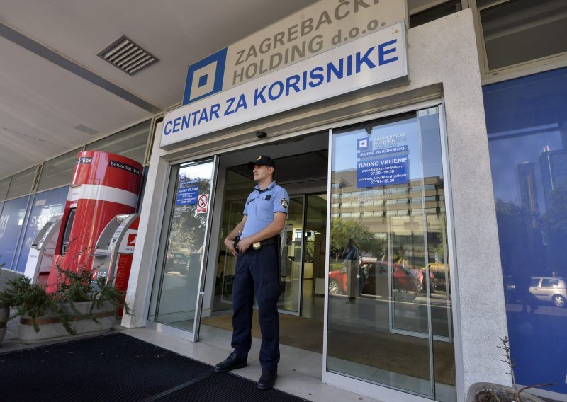 Opljačkan Centar za korisnike Zagrebačkoga holdinga u Vukovarskoj ulici