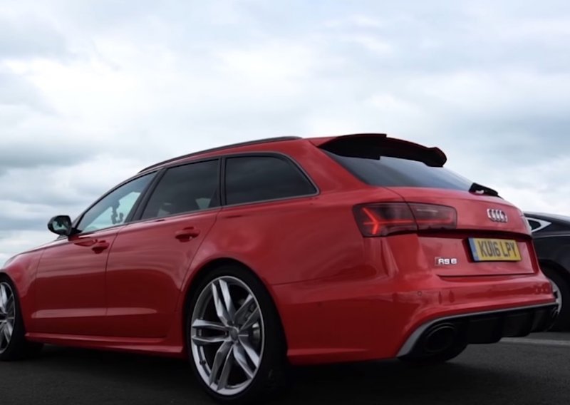 Tko je brži na 402 m - Audi RS6 ili Tesla S?