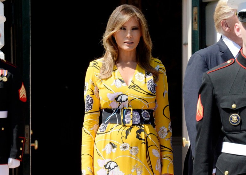 Dama u žutom: Melania Trump pokazala modnu hrabrost