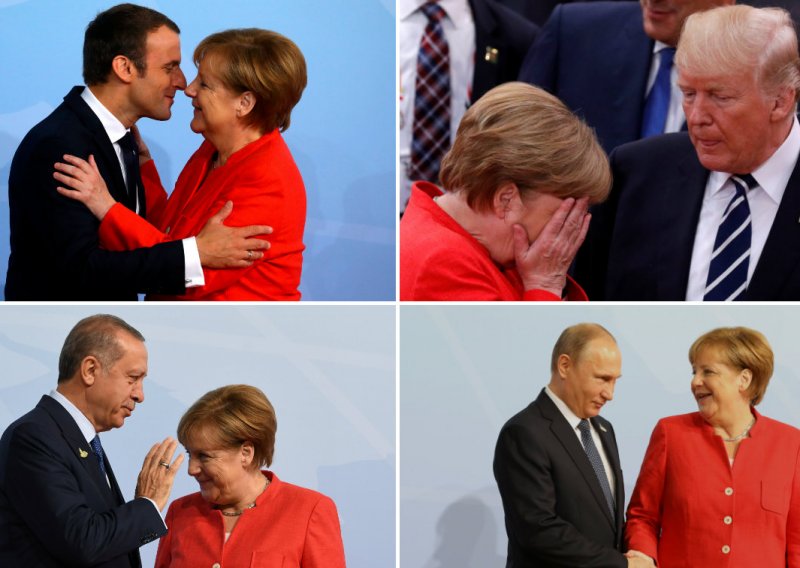 Izrazi lica govore sve: Pogledajte kako je Angela Merkel dočekala svjetske vođe
