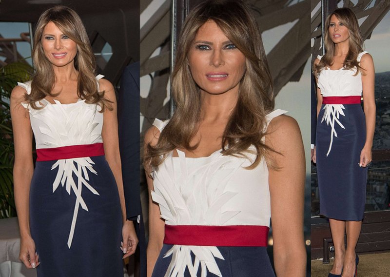 Melania Trump pokorila Pariz u još jednoj senzacionalnoj haljini