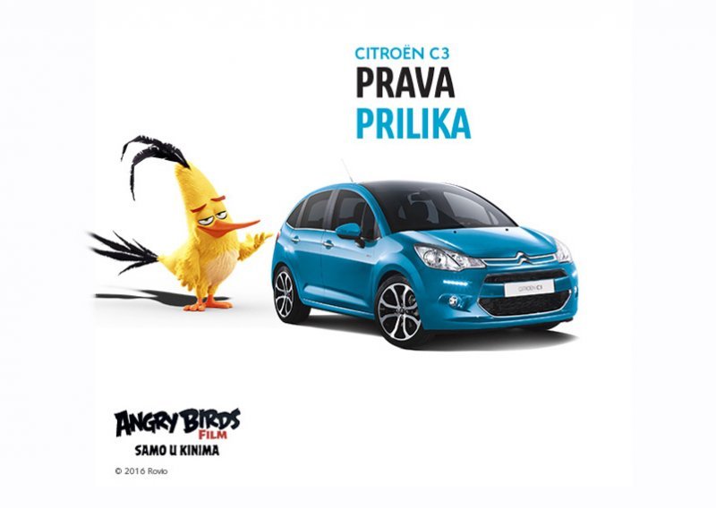 Citroën C3 I C3 Picasso tijekom lipnja u akciji Angry Birds