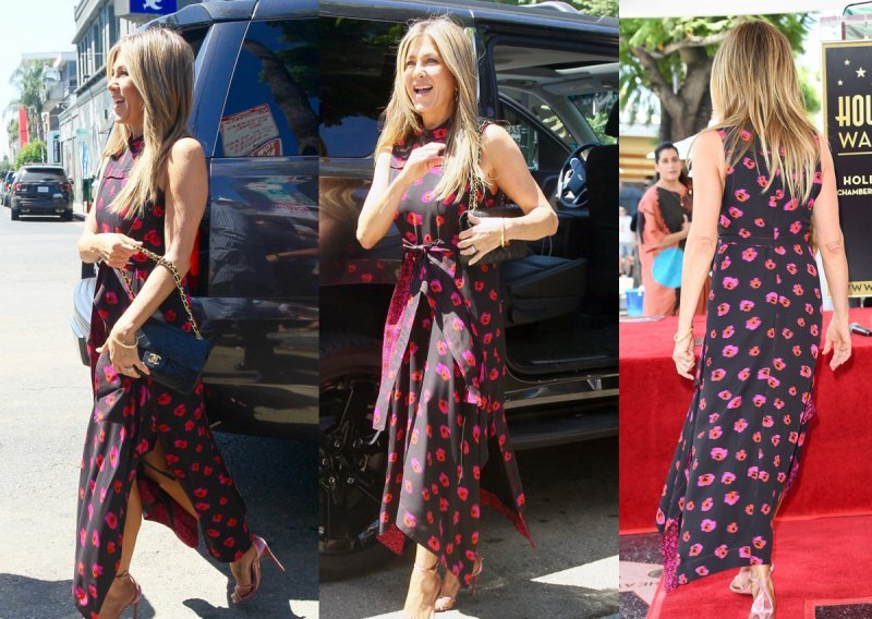 Jennifer Aniston sve je šarmirala u ovoj cvjetnoj haljini