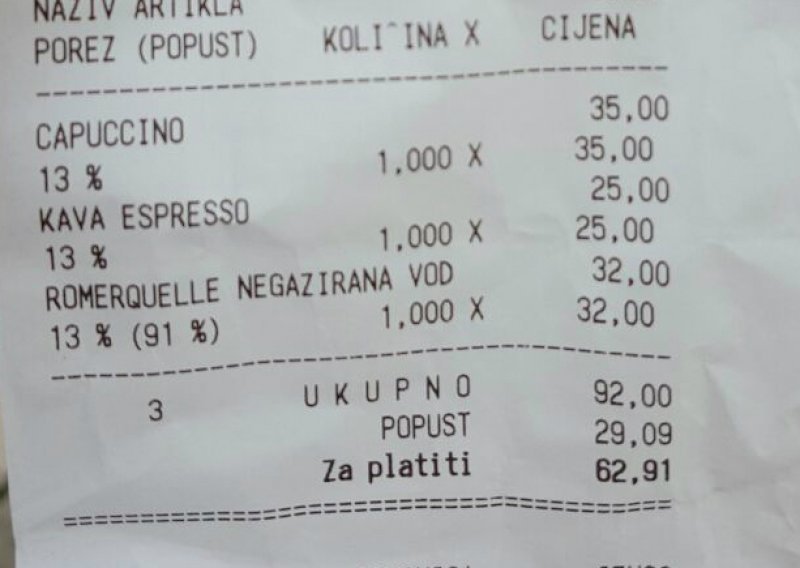 Dubrovački kafići strancima gule kožu, a domaćima daju popust