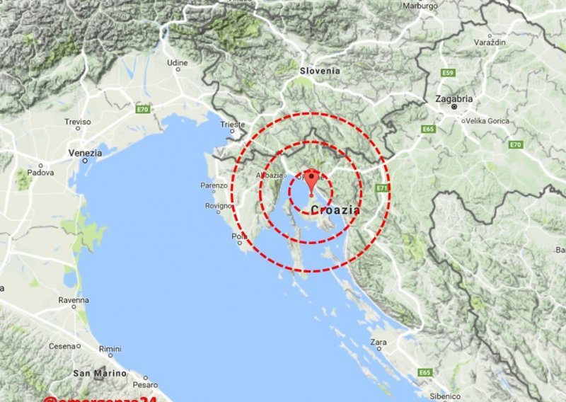 Potresi na riječkom području uznemirili građane: Nismo spavali pola noći