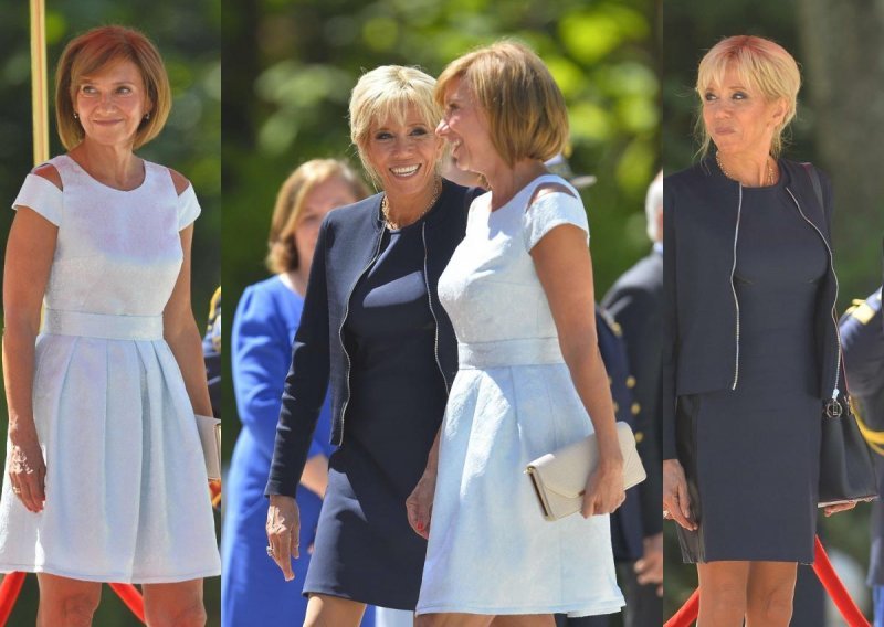 Modni okršaj: Rumunjska prva dama 'prešišala' Brigitte Macron