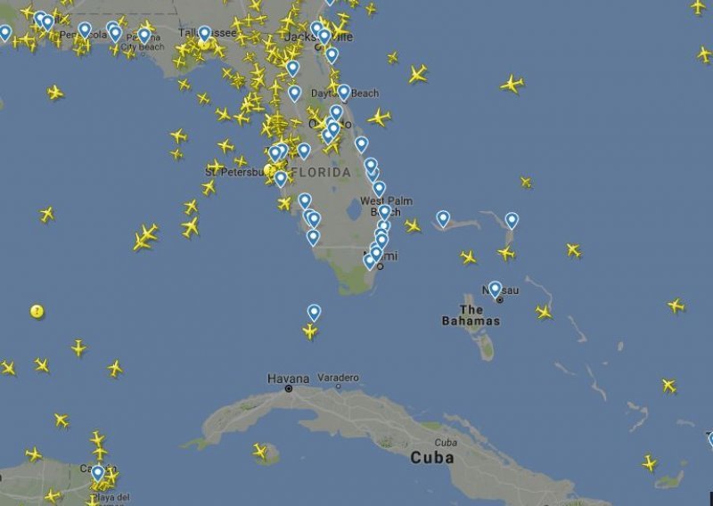 Nebo iznad Floride potpuno je zakrčeno, radar otkriva razliku u odnosu na prošli vikend