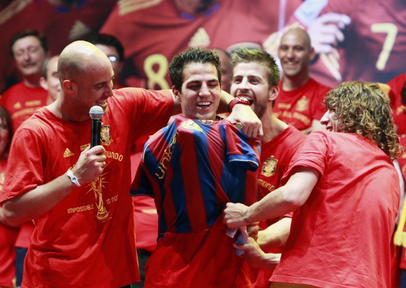 Fabregas slavio u Barceloninom dresu